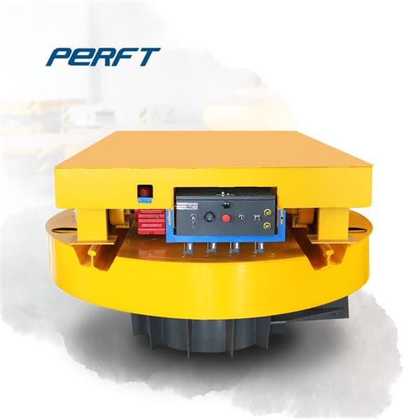 turntable transfer cart with urethane wheels 25 tons